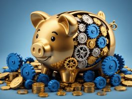 Illustration symbolique de l'épargne des ménages européens orientée vers le financement des entreprises