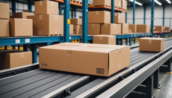 Colis de livraison e-commerce illustrant le nouveau règlement européen sur les emballages