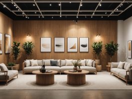 Maison&Objet Paris 2026 : ce que réserve le grand salon du design en septembre Stand de mobilier design lors d'un salon international de décoration