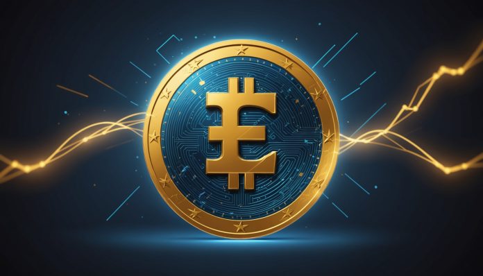 Illustration d'un stablecoin comme monnaie électronique numérique