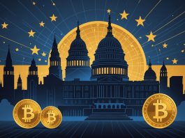 Cryptomonnaies : la réglementation mondiale entre dans une phase décisive Illustration symbolisant la réglementation mondiale des cryptomonnaies aux États-Unis, en Europe et en Russie