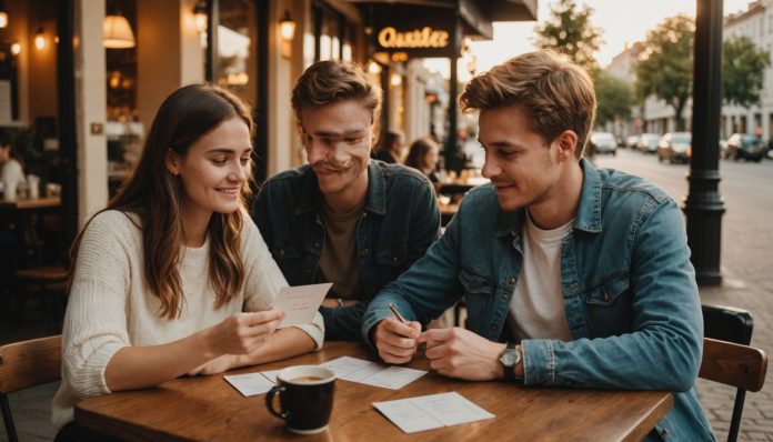 Deux personnes ayant une conversation authentique lors d'un rendez-vous deep dating