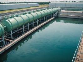 PFAS dans l’eau : la redevance pollueur-payeur s’applique désormais aux industriels Installation industrielle de traitement des eaux illustrant la redevance pollueur-payeur PFAS