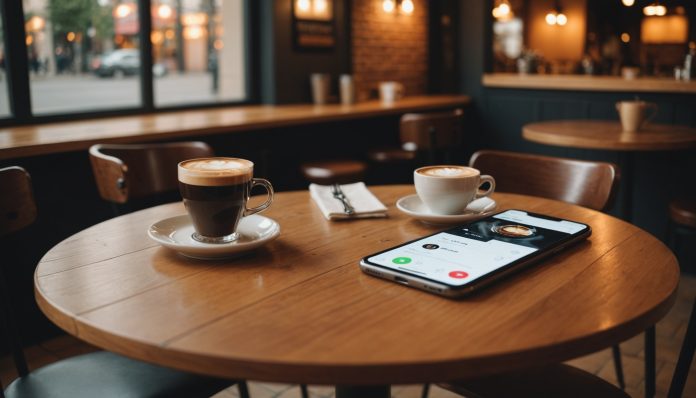 Rendez-vous autour d'un café, illustration du choix d'un site de rencontre