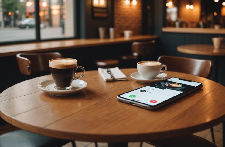 Rendez-vous autour d'un café, illustration du choix d'un site de rencontre