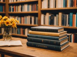 Rentrée littéraire : la première sélection du Goncourt confirme une saison resserrée mais audacieuse Pile de romans neufs sur une table de librairie indépendante, lumière d'automne
