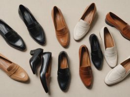 Assortiment de chaussures femme élégantes présentées comme guide d'achat